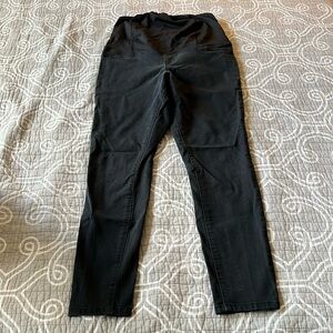 Black skinny maternity jeans/jeggings – size 6 – Isabel maternity